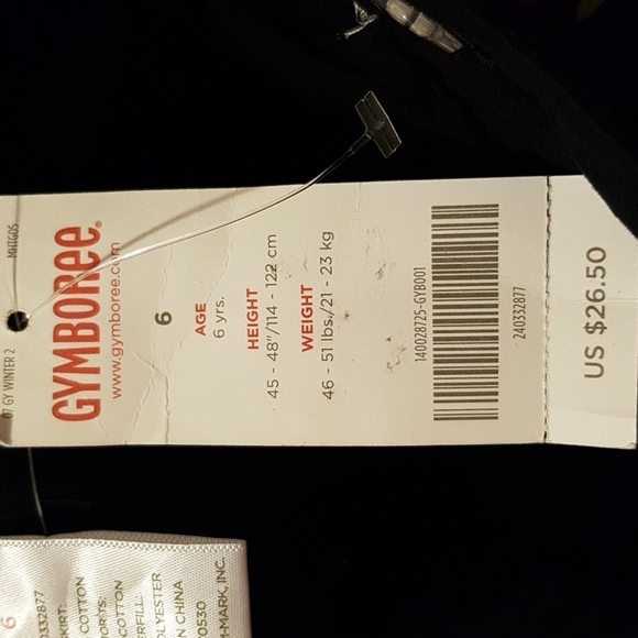 Gymboree black velvety skirt size 6 - Picture 2 of 3